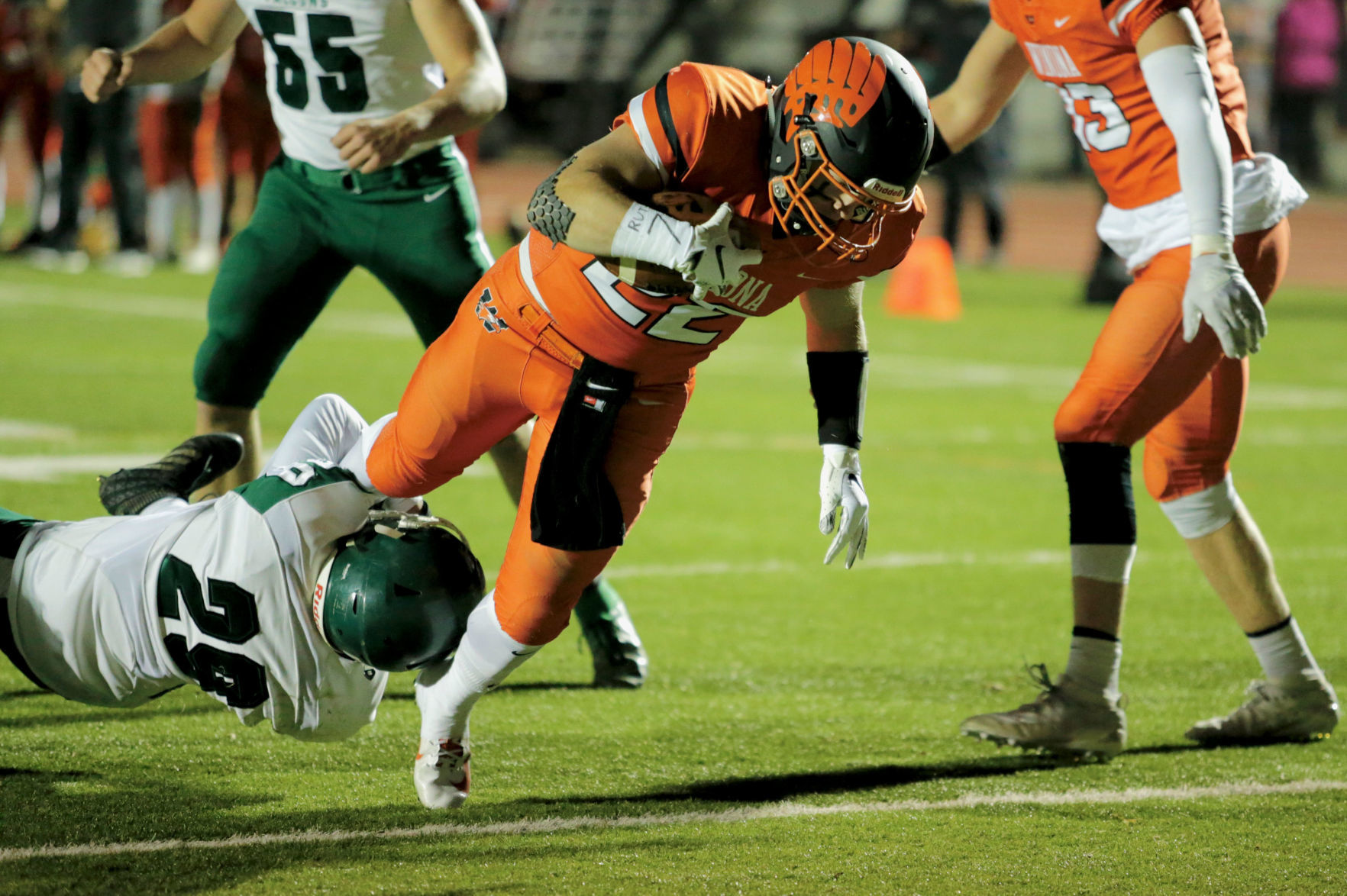 Winona Senior High School Playoff Football vs Faribault